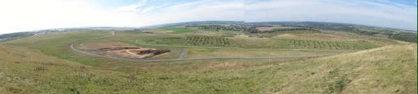 Panorama Schmirchauer Höhe bei  Ronneburg
