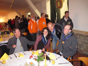 Gute Stimmung beim Bankett